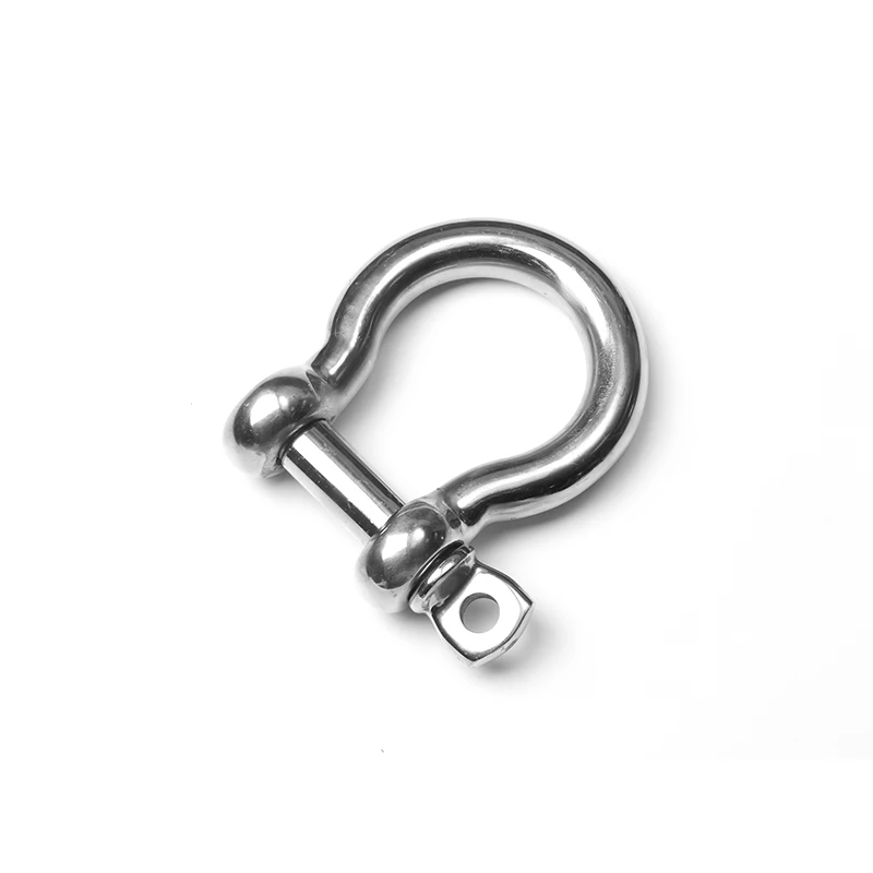 Factory Direct Sale Shackle 304/316 stainless steel bow  shackle wire rope lock chain