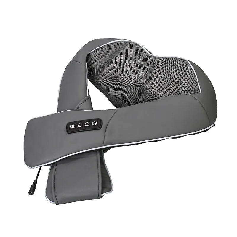 Электрический массажер для шеи и плеч, массажный пояс для тела с инфракрасными нагревающими шариками