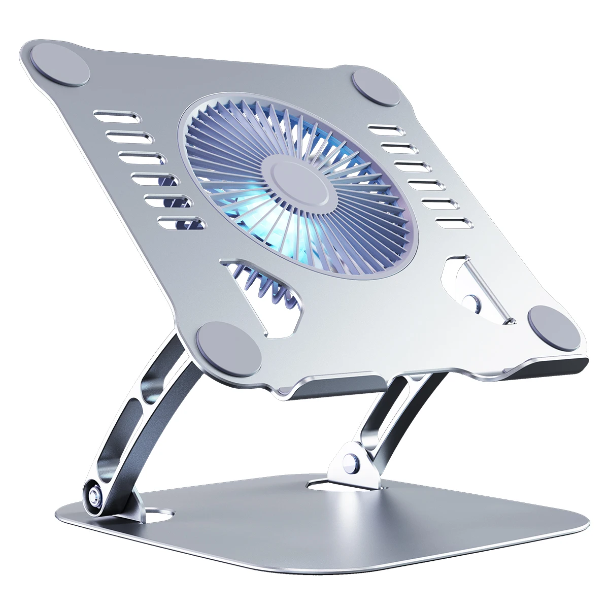 Factory Custom Aluminum Adjustable Aluminium Computer Case Monitor Mount With Cooling Foldable Holder