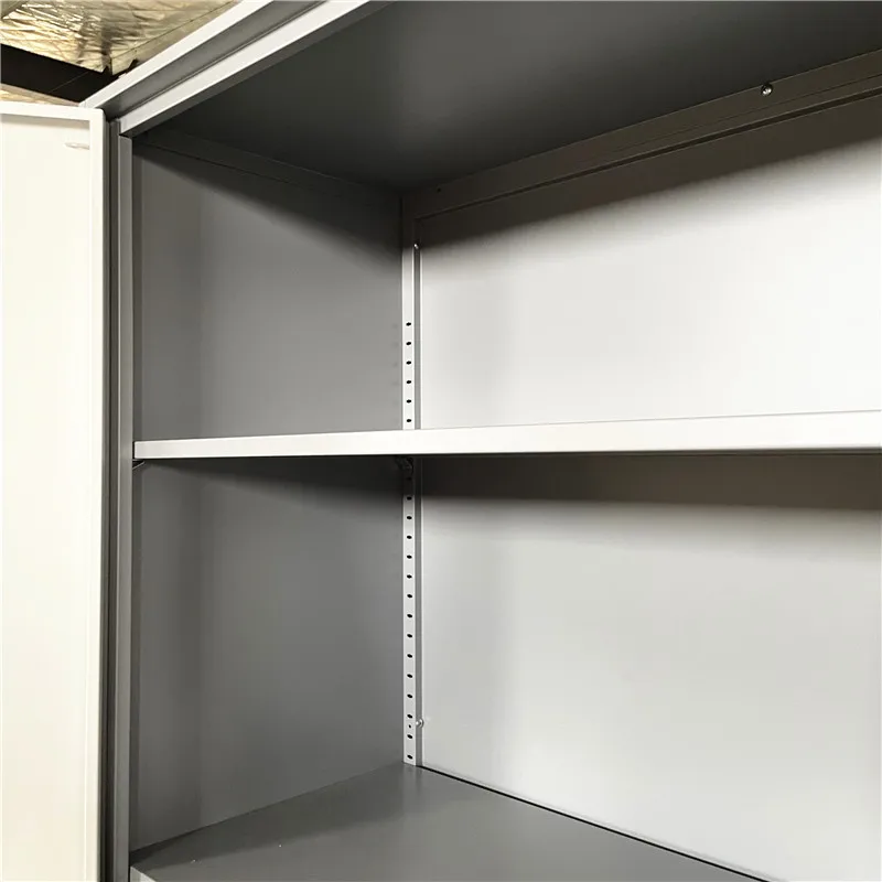 LAKSHYO Spot Product 2 Door Metal Cupboard Office File Cabinet With 4 Shelves Steel Durable Storage Cabinet For Office
