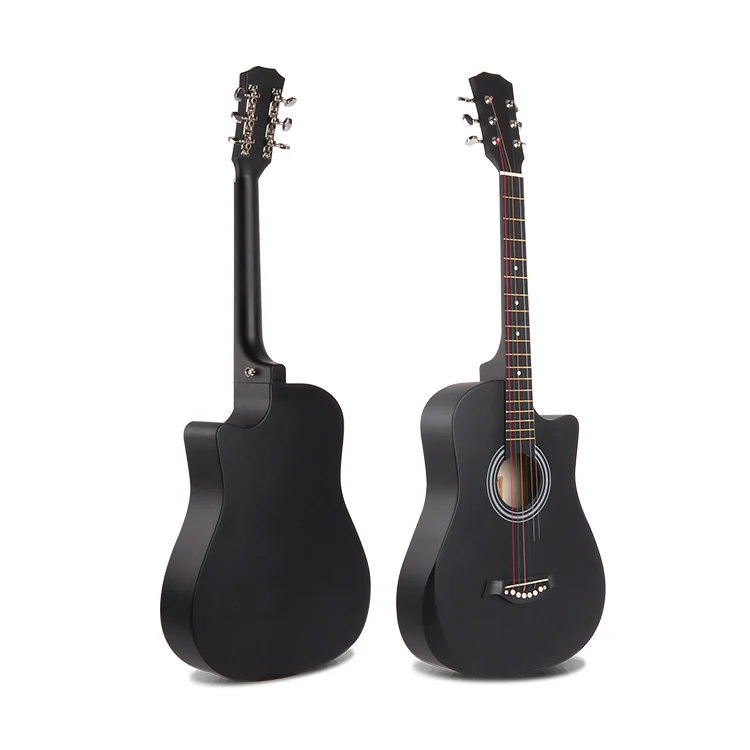 Factory Custom wholesale 38inch carbon fiber acoustic guitar