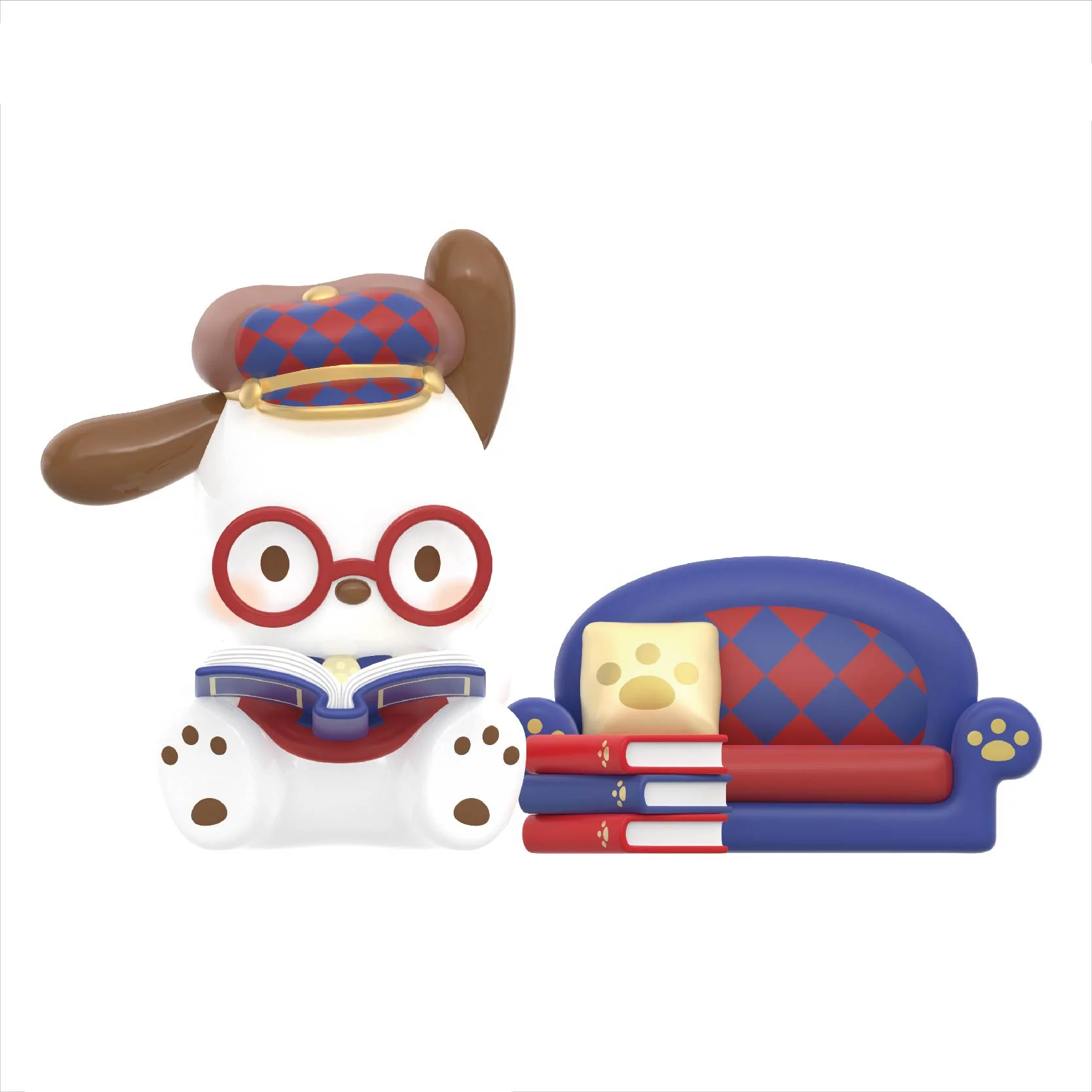 Anime figure TOPTOY japan mystery box Vintage Time Train Series figure anime pachacco blind box toys Festive Gift for Sanrio