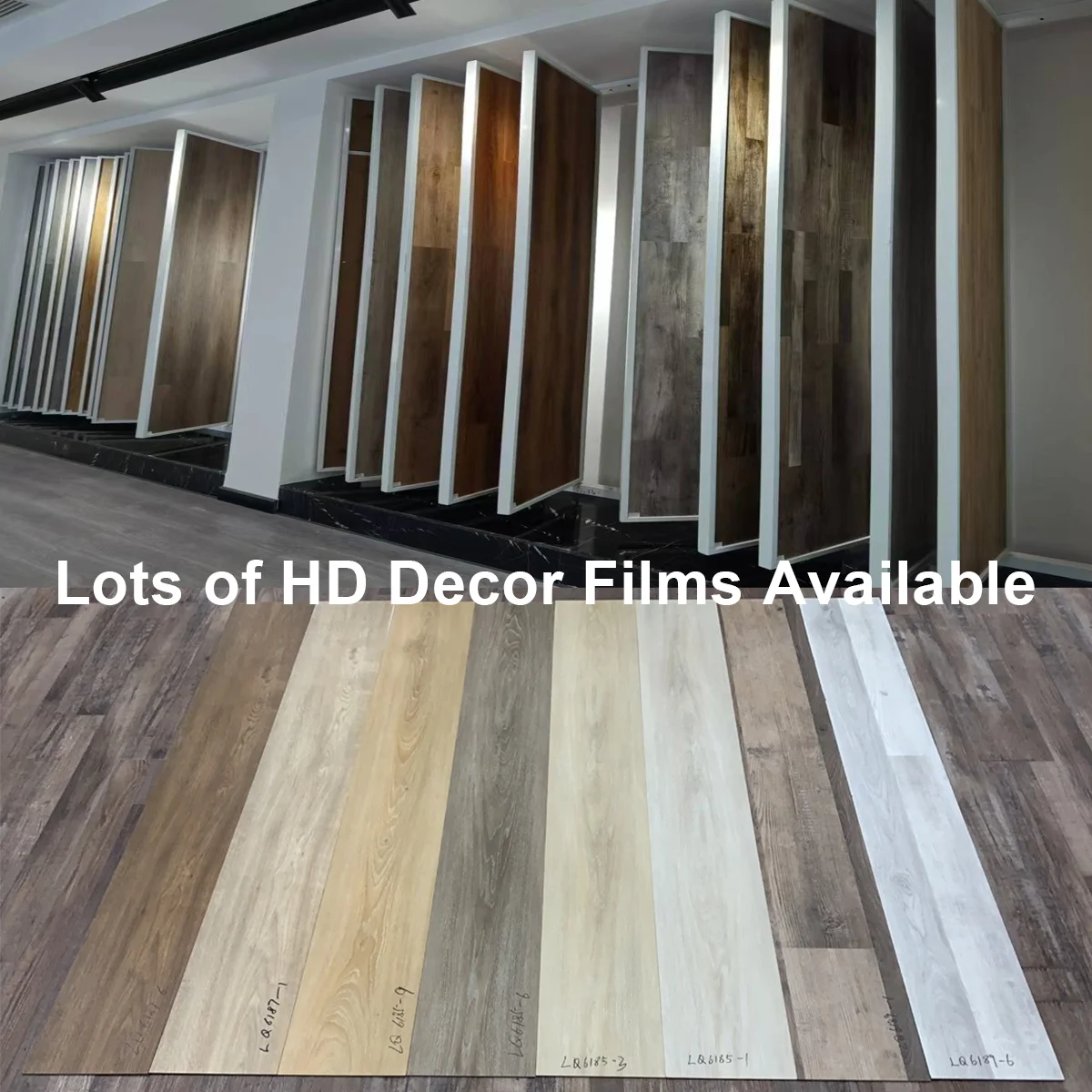 SPC Eco-Friendly PVC Flooring Click-Installation Plastic Vinyl Indoor Use Office School Bathroom Workshop 5mm 6mm 1.5mm Option