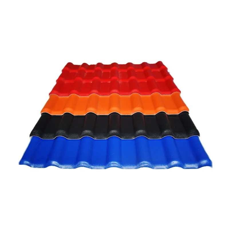 Traditional Style Weather-Resistant ASA Resin Roofing Sheets PVC Tile Plastic Roof Sheet