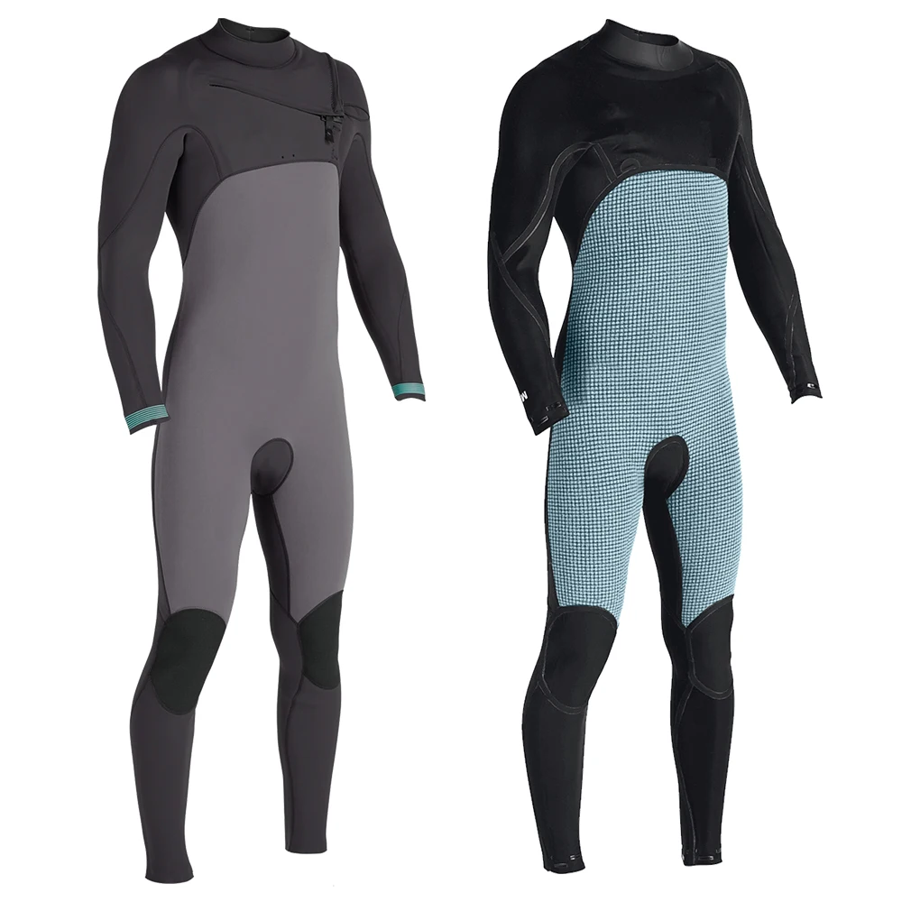 KDIVES OEM Colourful Customized 3/4mm Neoprene Diving Front Zipper Surfing Wetsuit Chest Zip Wet Suit for Men