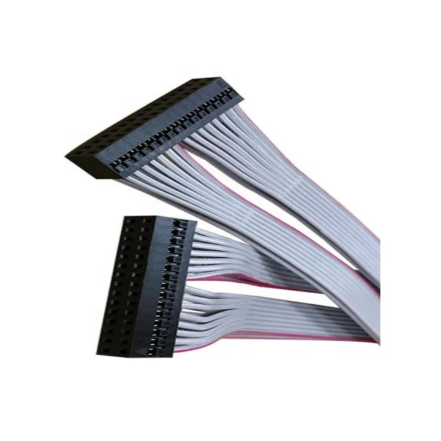 1.27 2.0 2.54 2651 24AWG Custom Cable Wire Harness Flexible IDC Flat Cable