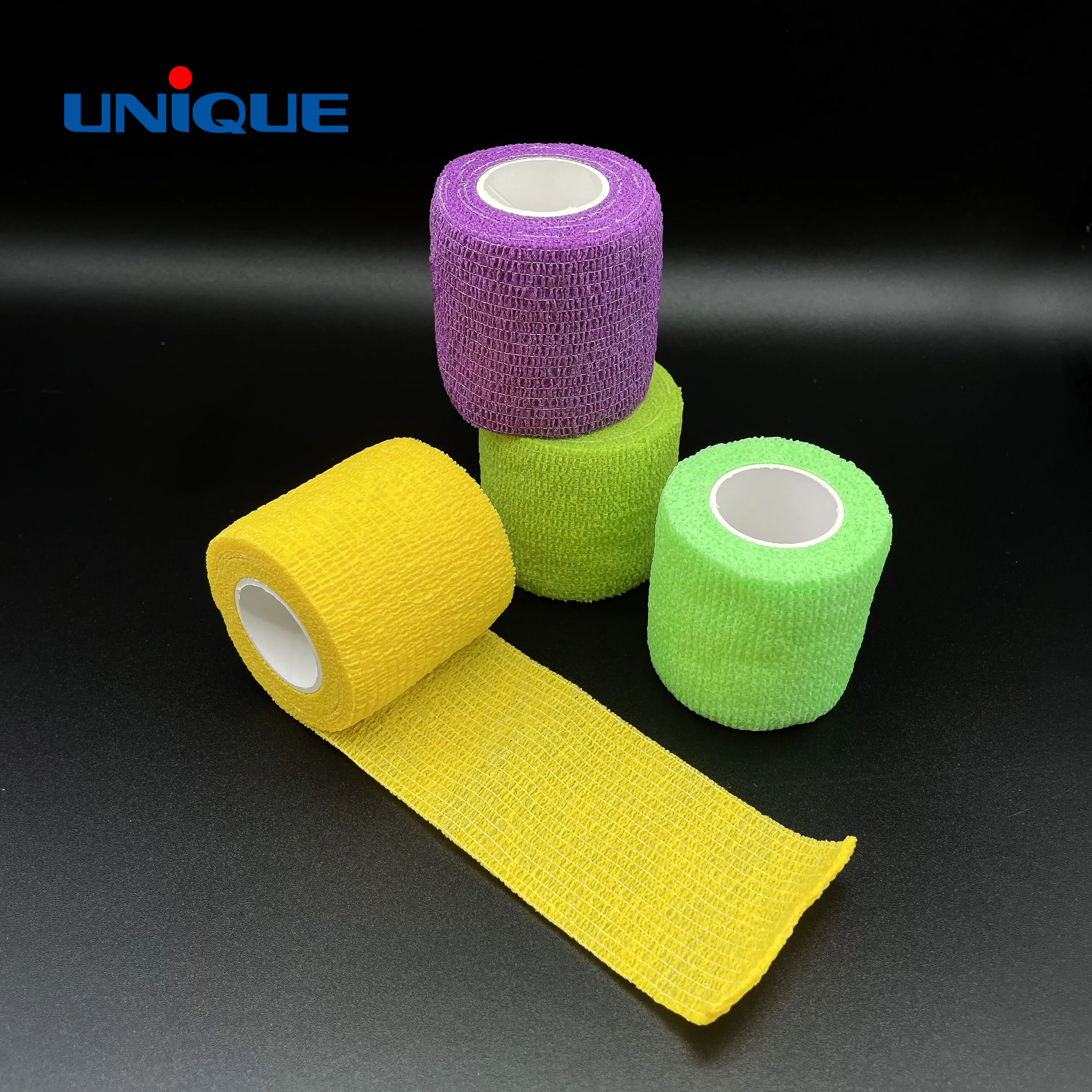 Waterproof medical bandage for knee self adherent Supplies Non Woven Easy Tear Self Adhesive Vet Wrap cohesive elastic bandage