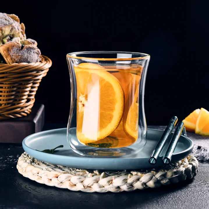 Personality Creative glass cup Double wall glass cup in the shape of grape