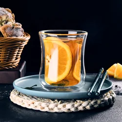 Personality Creative glass cup Double wall glass cup in the shape of grape