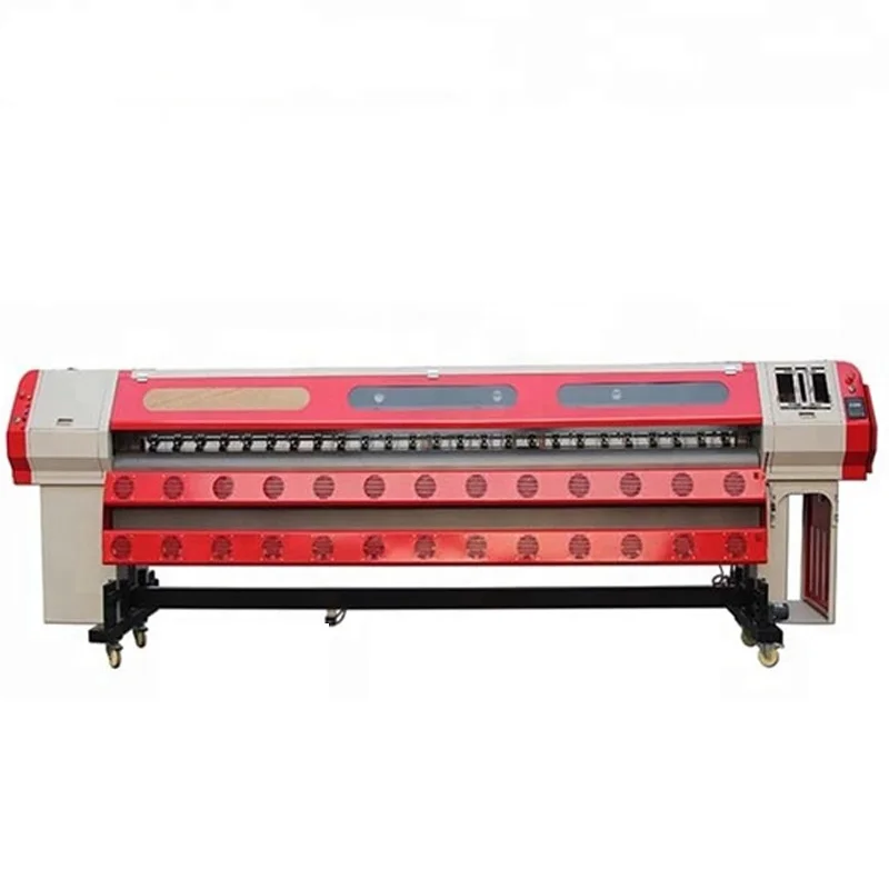 Competitive price 3.2m digital flex banner printing machine with konica 512 42pl printhead