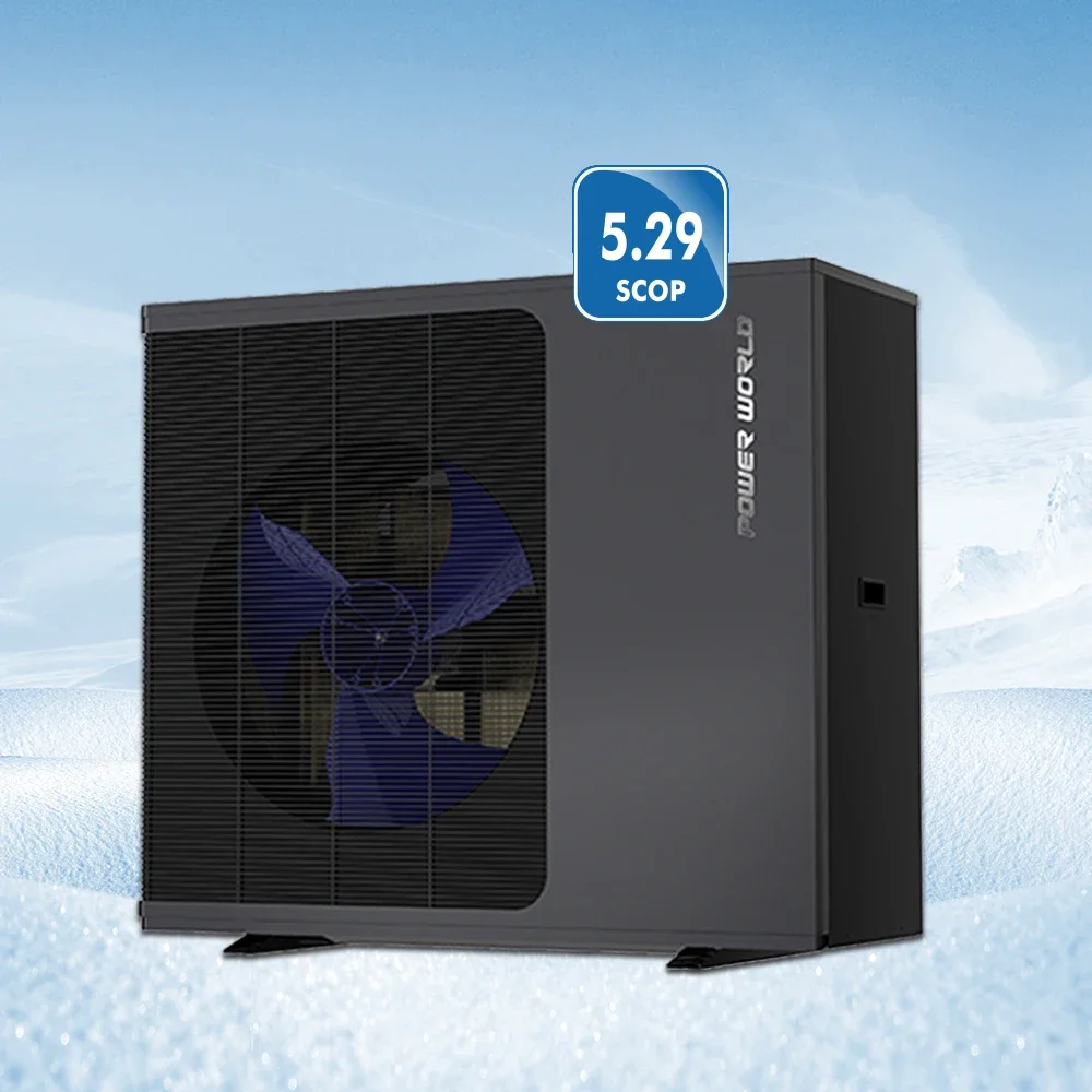 Power World heat pump water heaters r290 variable frequency air water heat pump for house heating