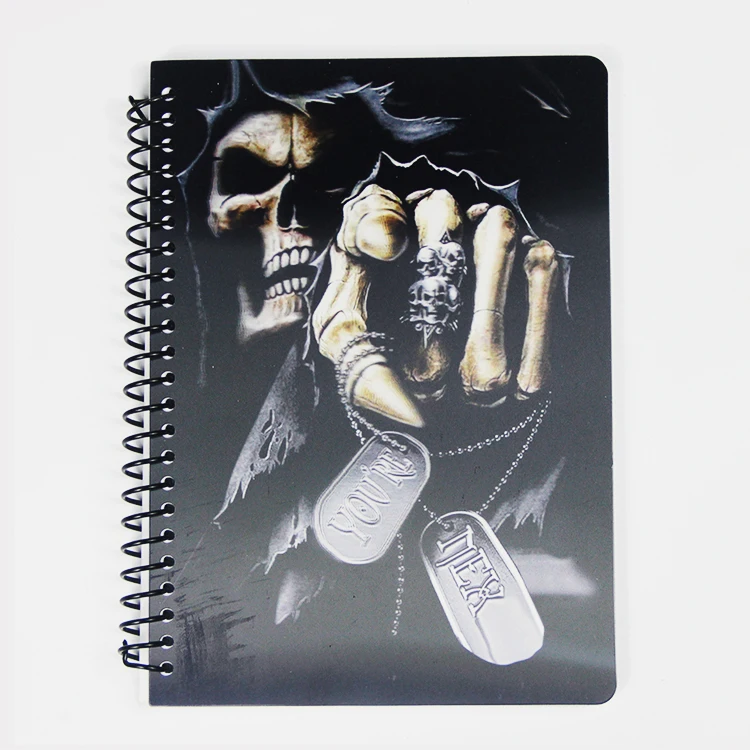 BSCI Audit Factory Personalize Special A4 A5 Size B6 Journal Dairy Promotional Spiral Unique 3D Lenticular Notebook