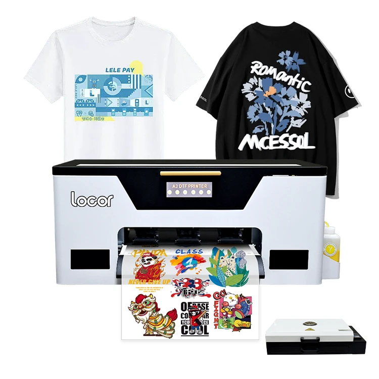 EPS0N XP600 head cheap T-shirts DTF printer A3/A4 pet film DTF printer with oven
