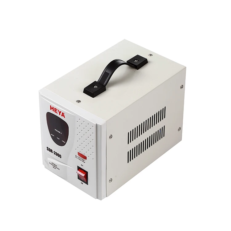 2KVA 1600W 2000W 80% 100% Power AC Digital  220V 110V AC Automatic Voltage Regulators / Stabilizers AVR
