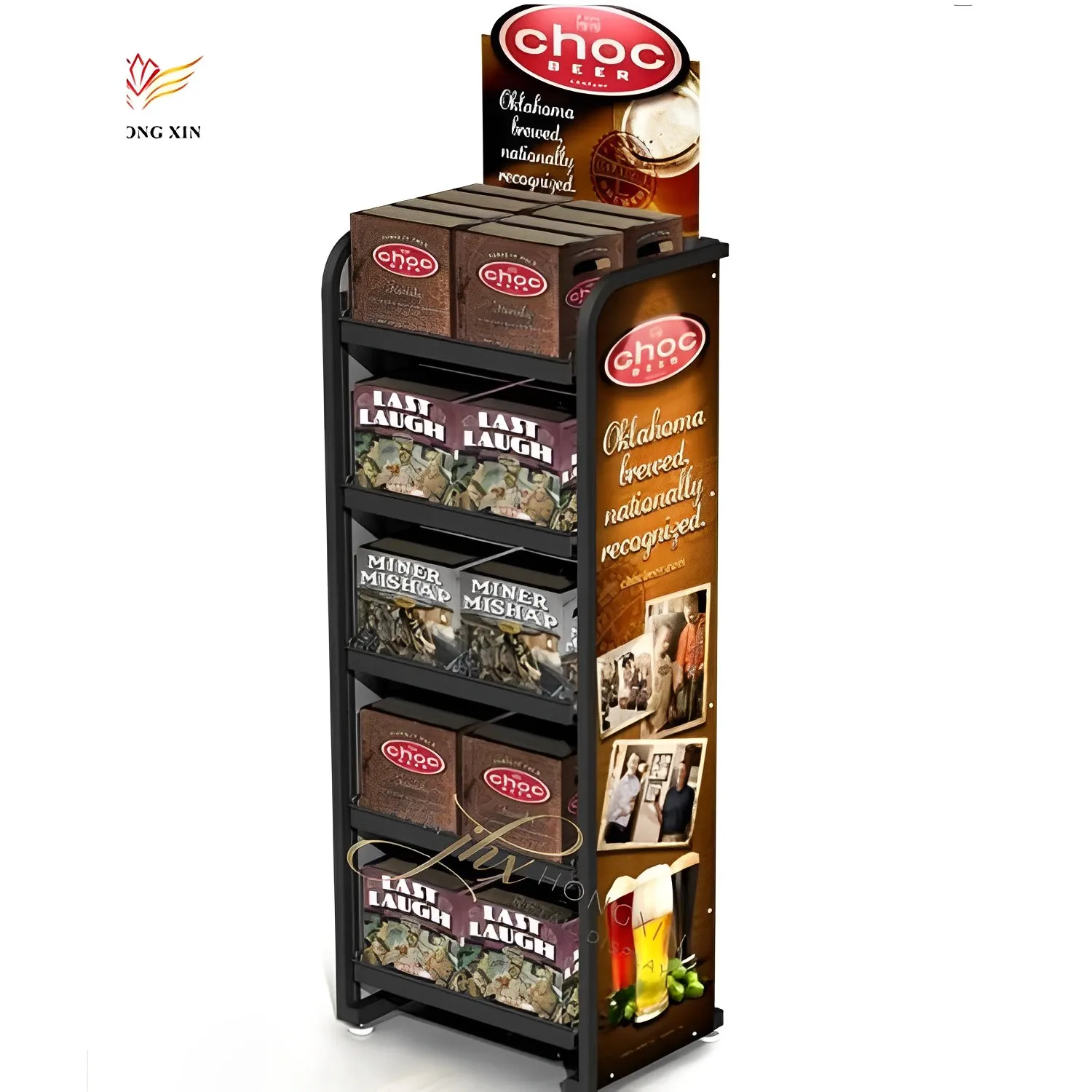 potato chips snack jams jellies sweet spreads metal wire shelf display rack for retail store