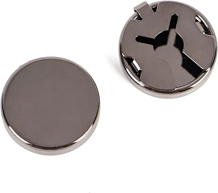 Black Button Cover Factory Wholesale Custom Cufflinks With High Quality