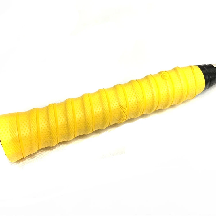 
New Design High Quality Hot Selling Tennis Racquet Wraps Non-slip Breathable PU Racket Badminton Grip Tape 