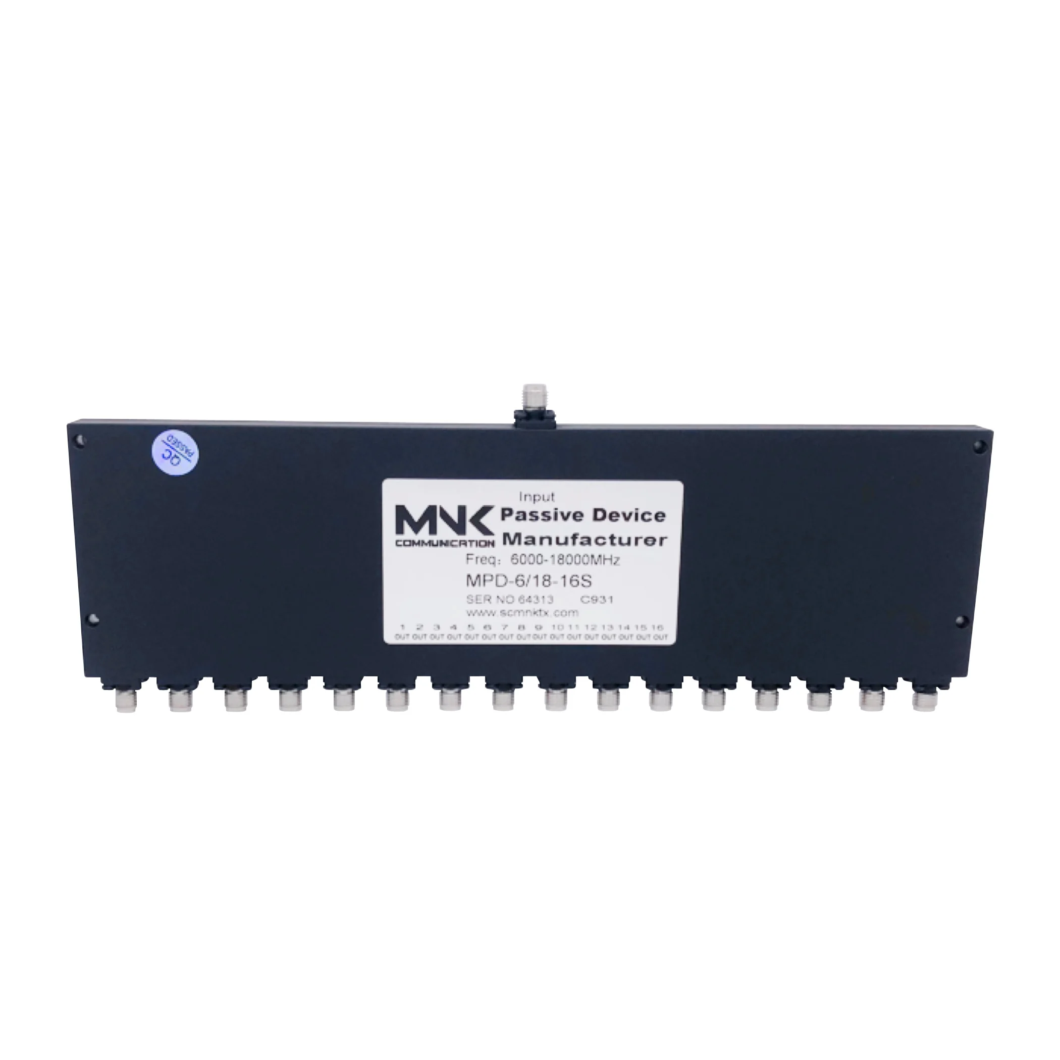 Industrial 6000-18000 MHz 16Way rf power divider sma-Female 6-18 Ghz 16-Way  Wilkinson Power Spliter combiner  Passive suppliers