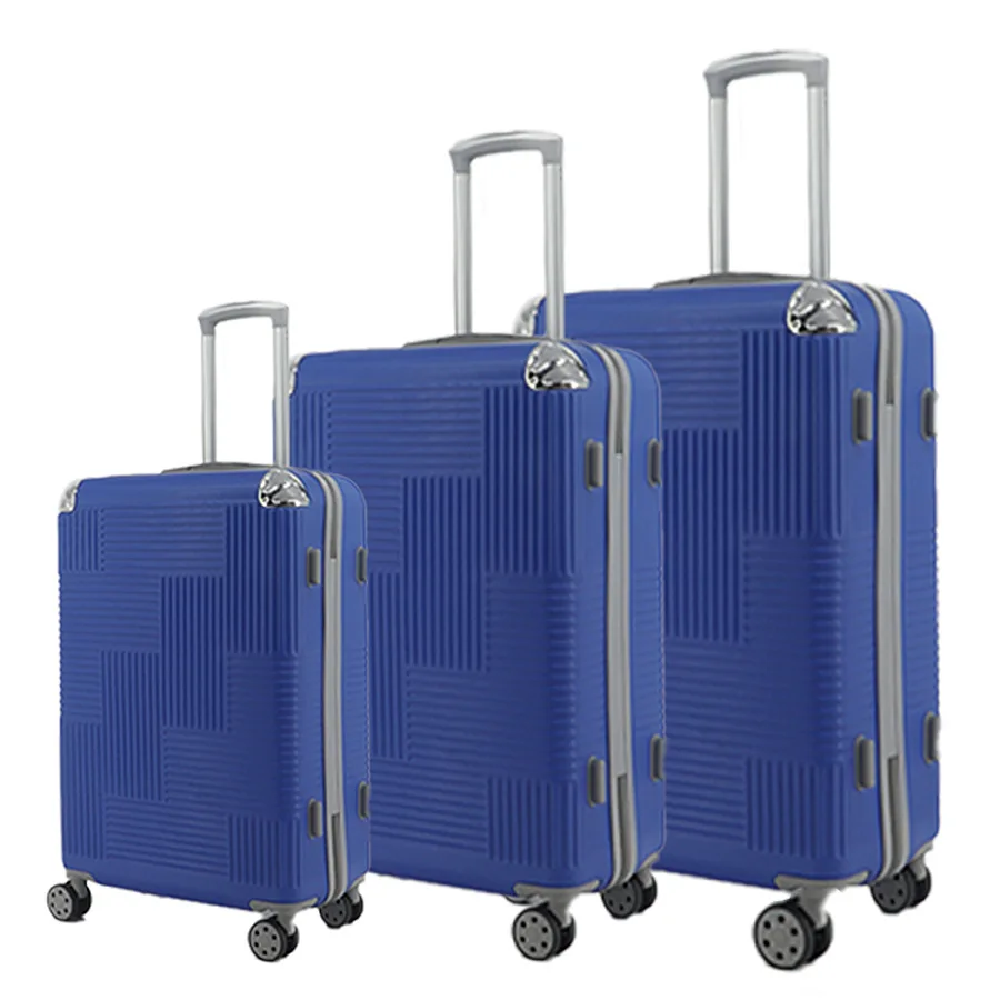 Semi Finished Luggage Set ABS 12 Pcs 18-29inch travel trolley bags Wholesale Custom suitcase Travel Bag new design luggage