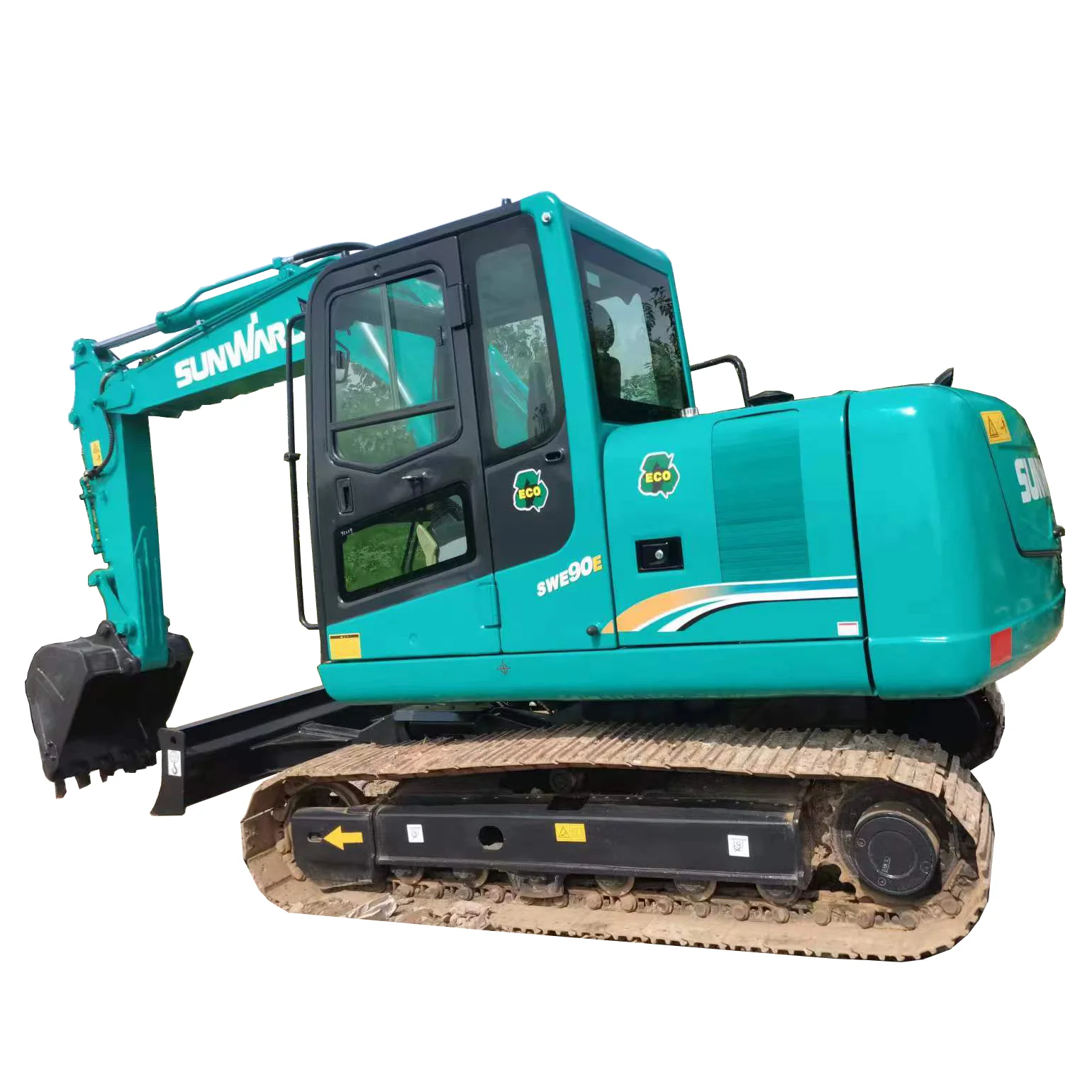 9 ton used SUNWARD SWE90E hydraulic tracked excavator second-hand Sunward 90 digger