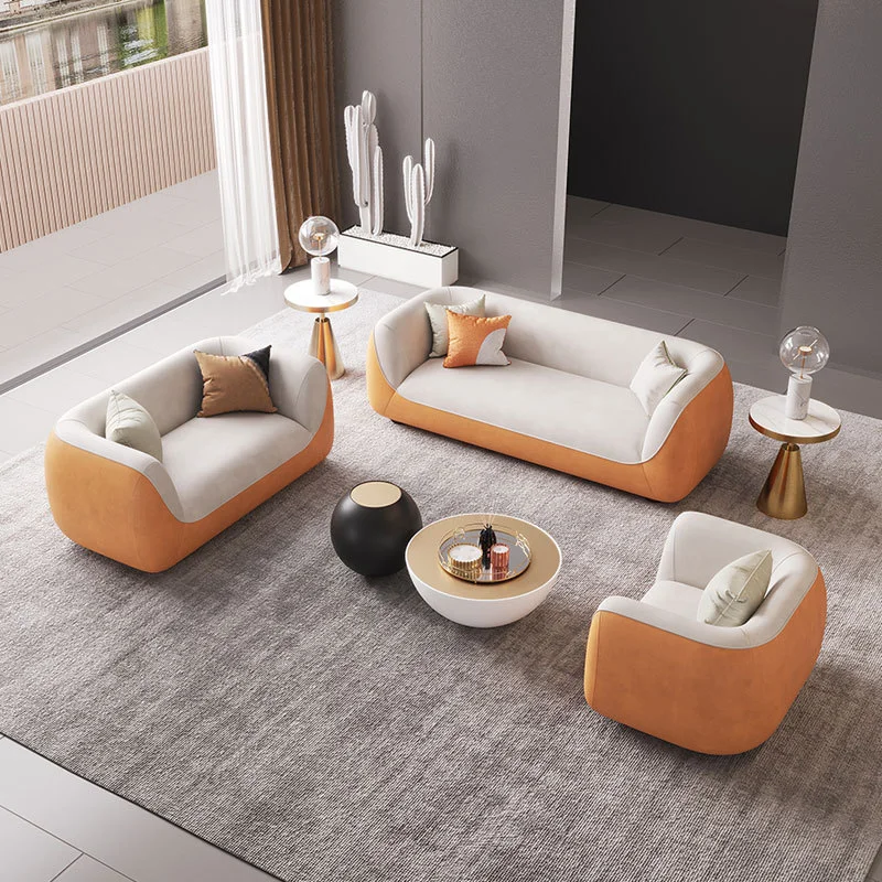 Modern Style Fabric Living Room Sofas Light Luxury Sofas Sectionals Couch Lounge Custom Sofa Set Furniture For Home