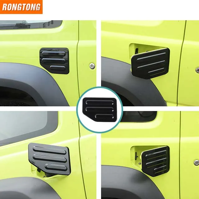 New Design Exterior Black Car ABS Fuel Tank Cover Decoration For Suzuki Jimny 2019+