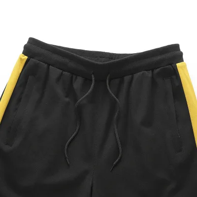 Мужская спортивная одежда с логотипом заказчика, мужской спортивный костюм из хлопка и спандекса, однотонный пустой спортивный костюм для мужчин