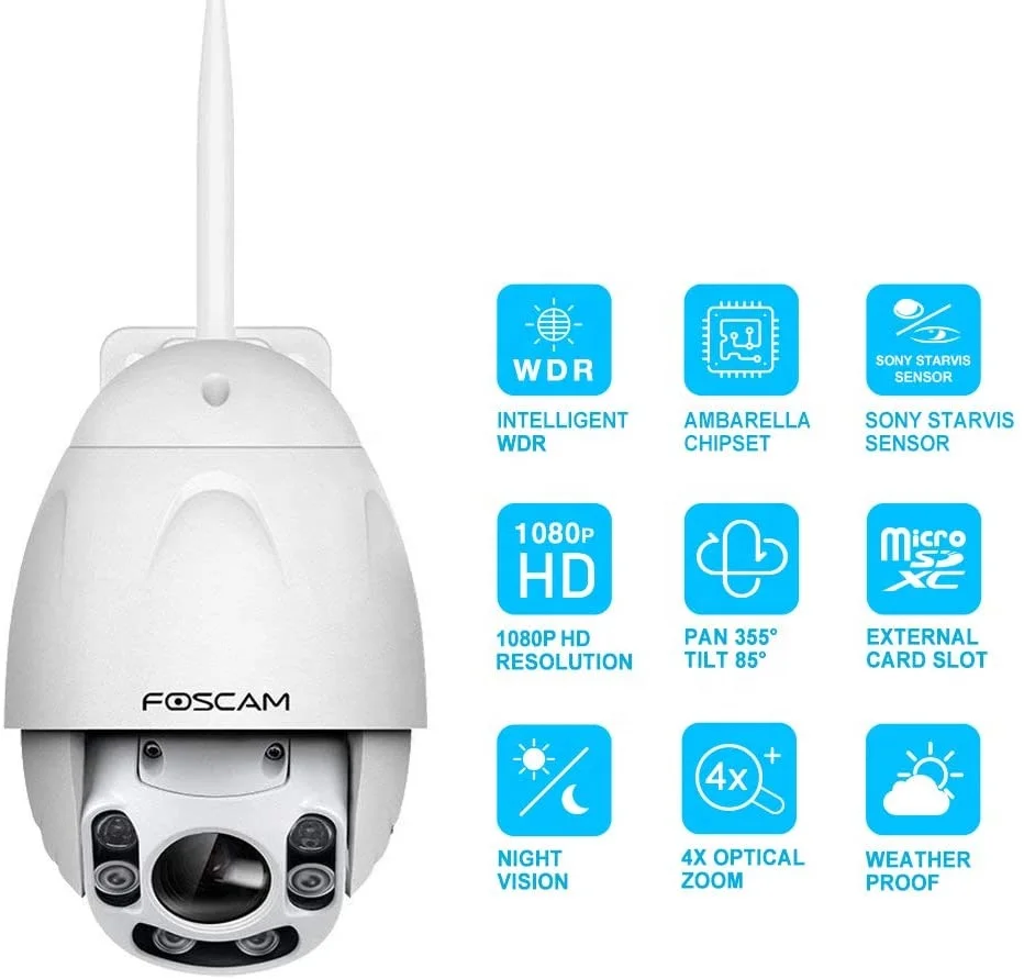  Foscam full hd 1080p бюстгальтер без косточек для камеры видеонаблюдения ptz камера