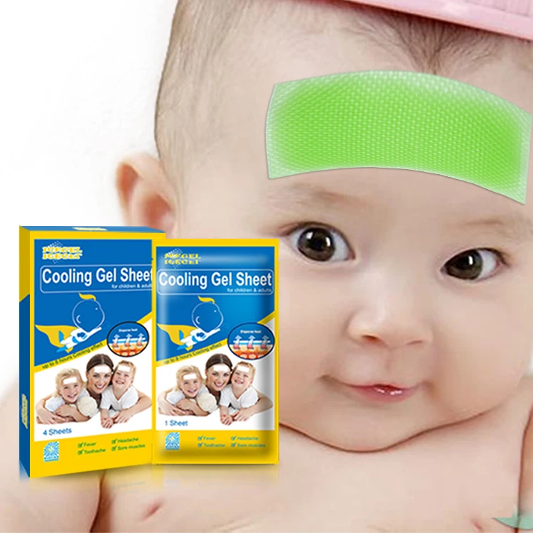 OEM/ODM натуральный L-ментолумный охлаждающий эффект, срок службы 8 часов, гелевый патч, охлаждающая гелевая Подушка