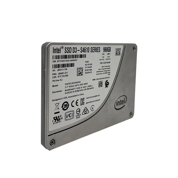 for Intel Solid state drive S4610 960G 2.5 new original enterprise SSD server