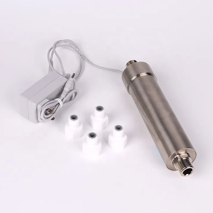 domestic water with less germ from bathroom basin faucet uv led sanitizing module