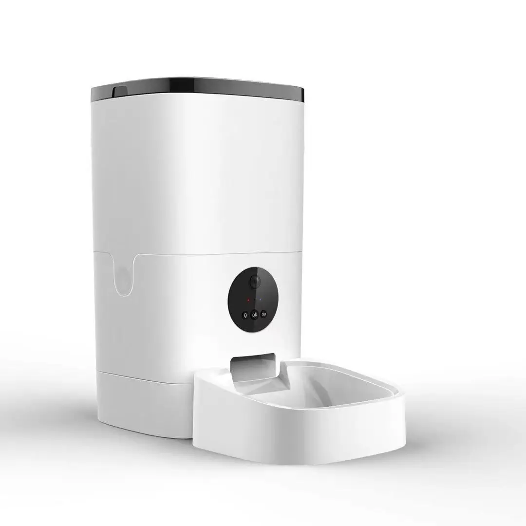 Best Sale Automatic Pet Feeder Auto Pet Food Dispenser with Stainless Steel Food Bowl with Camera for Cats and Dogs Feeder