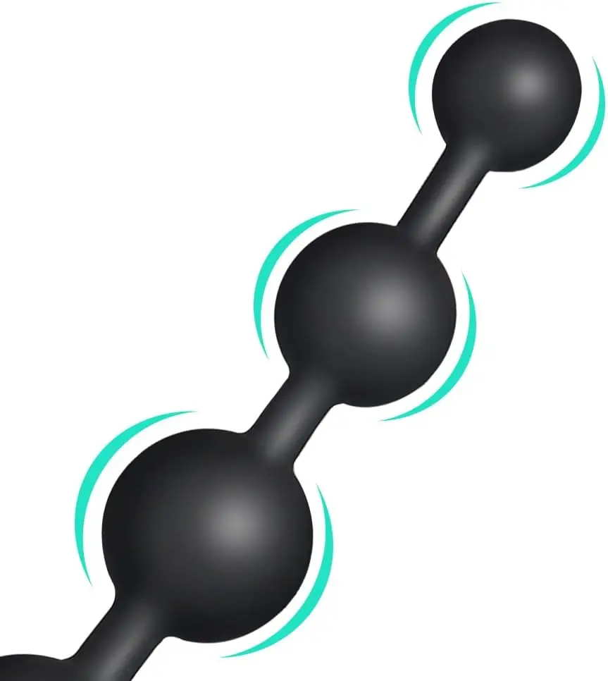 Silicone Vagina Balls Silicone Beads Butt Plug-Flexible Chain Sex with Different Size Balls Prostate Massage Trainer Plug