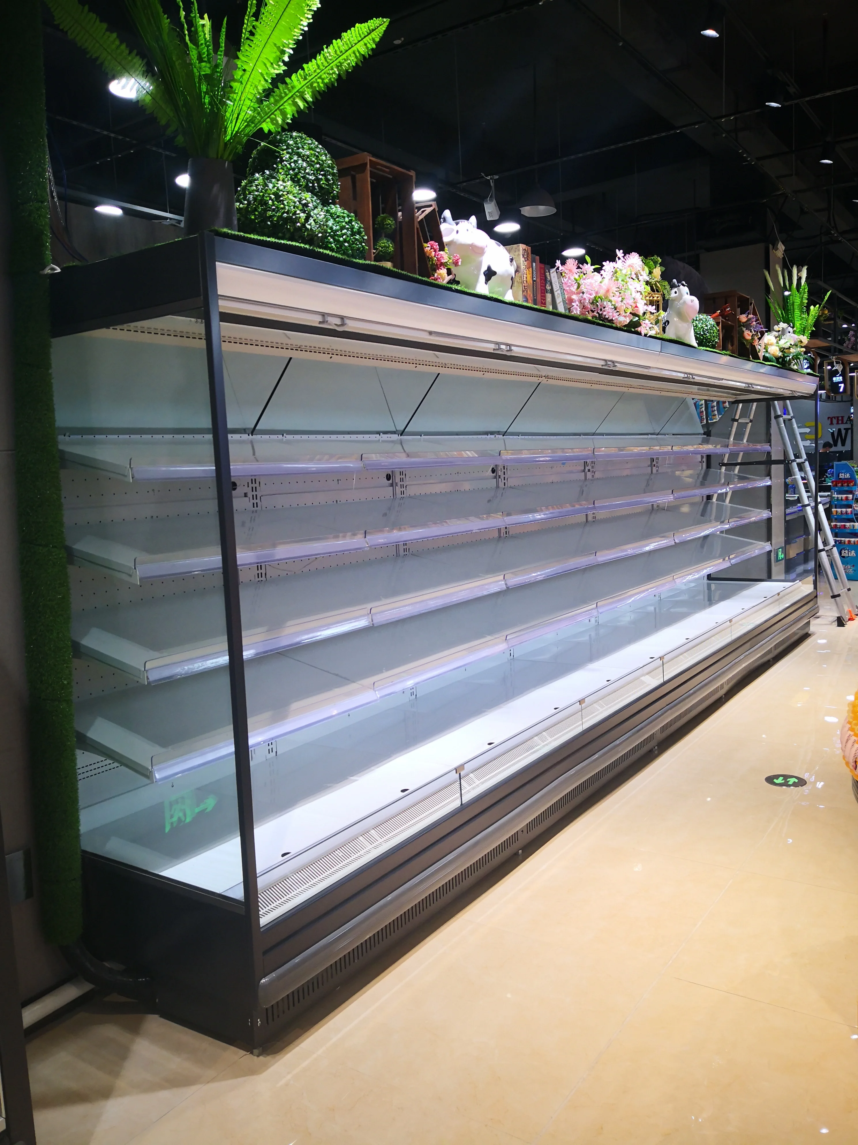 Fruit Vegetables Display Chiller Restaurant Refrigeration Food Display Refrigerator
