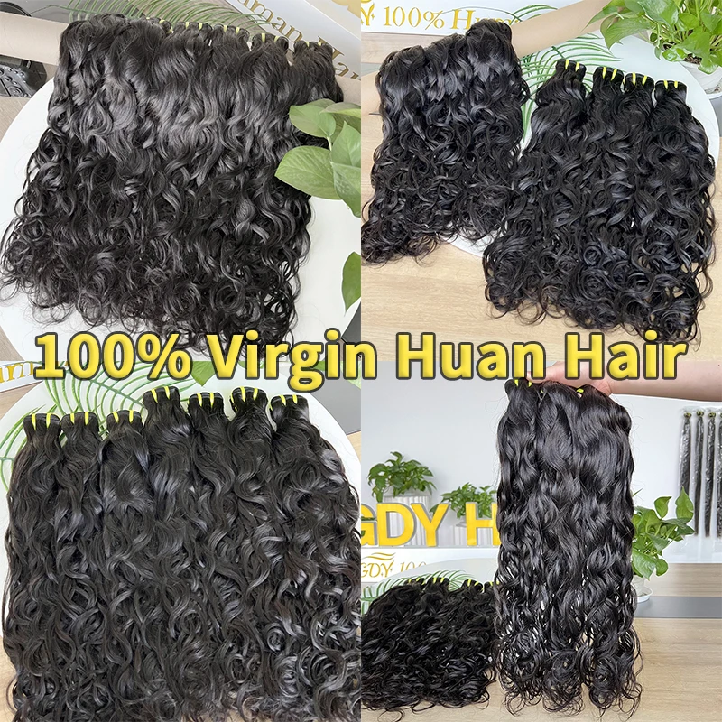 wholesale bundle deals human hair virgin 12a water wave hair bundles 100% virgin human hair bundles