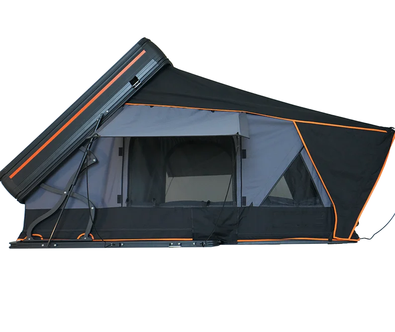 4x4 Camping Accessories 3-4 Person Overland Side Open Car Rooftop Tent Aluminum Hard Shell Roof Top Tent