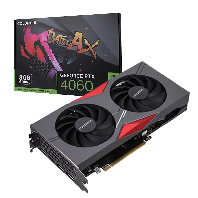 Colorful GeForce RTX 4060 NB DUO 8GB V2-V double fans video card used graphics board chinese homemade video card new