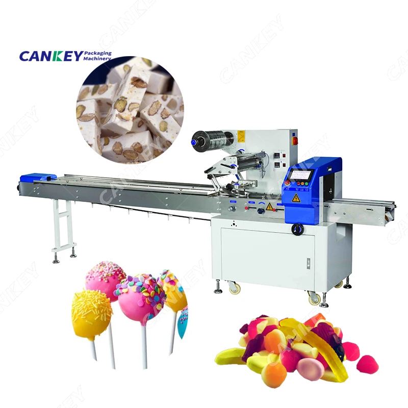 Automatic Large Vegetable Fruit Jelly Packaging Candy Pouch Lollipop Packing Machine