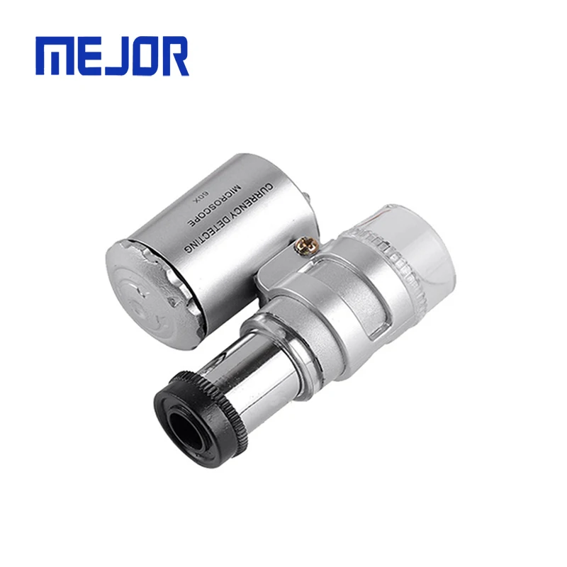 Jewelry Magnifier Tool Tester LED detection Testing Diamond Selector 60X mini detecting microscope
