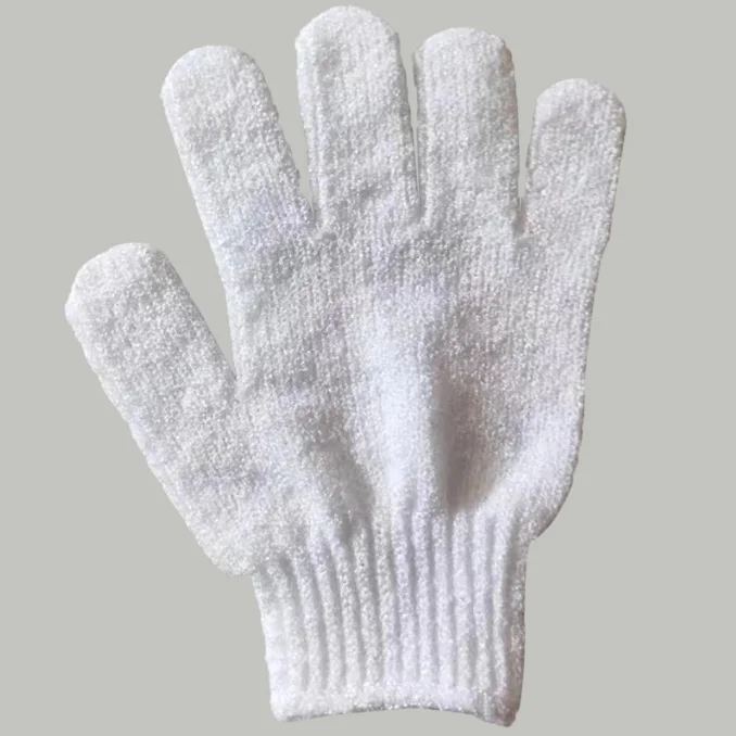 Exfoliating Mitten Free Sample  Bath Scrubber