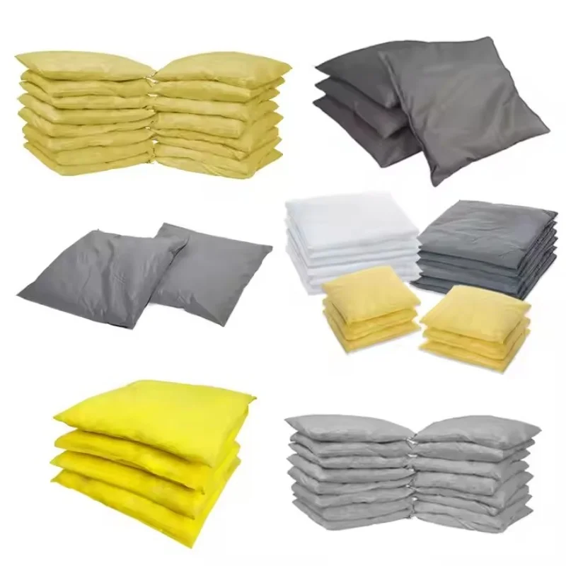 oil  Absorbent  sock chemical absorbing boom spill absorption  line suction liquid sock pillow pads