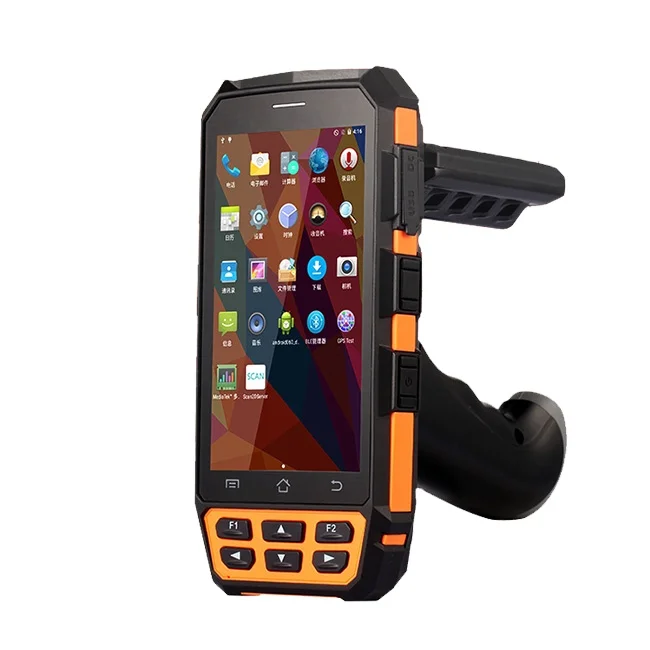  6 метров Android 7 0 Impinj R2000 UHF RFID ручной PDA ридер для складских