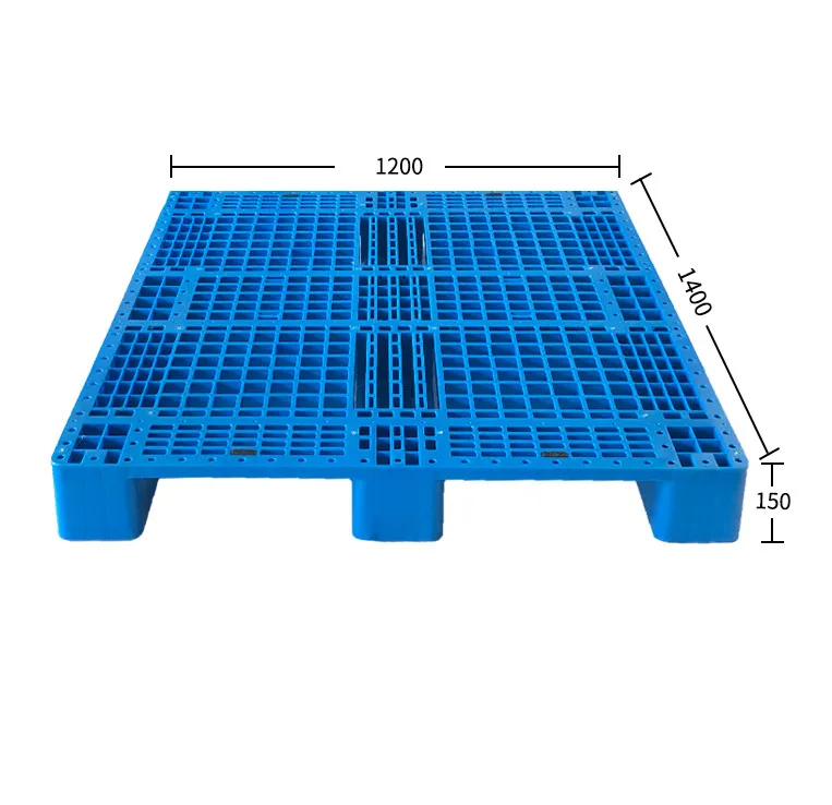 Cheap price light weight Signal Faced virgin HDPE Plastic 9 Feet Euro recycle plastic pallet For Sale