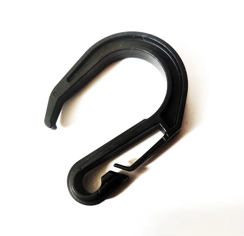 64mm*47mm Plastic S Hook Clips Elastic Rope Hooks Nylon Mesh Hooks Suitable for Cargo Net Elastic Net Truck Organizer