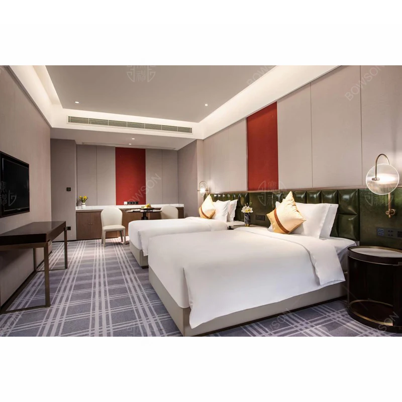 Luxury  Dubai 5 Star Modern Hotel Bedroom Furniture Sets Bed Room Furniture For Hotel