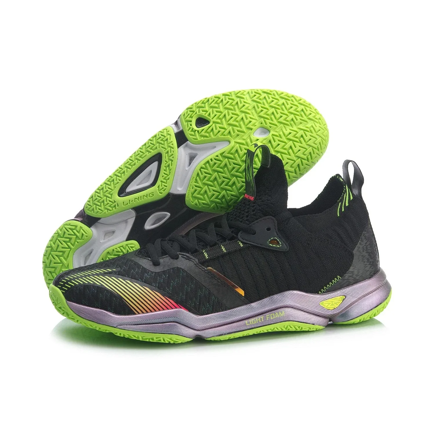 Мужская обувь для бадминтона Li Ning raid IV, профессиональная обувь для соревнований с амортизацией и отскоком, воздухопроницаемость