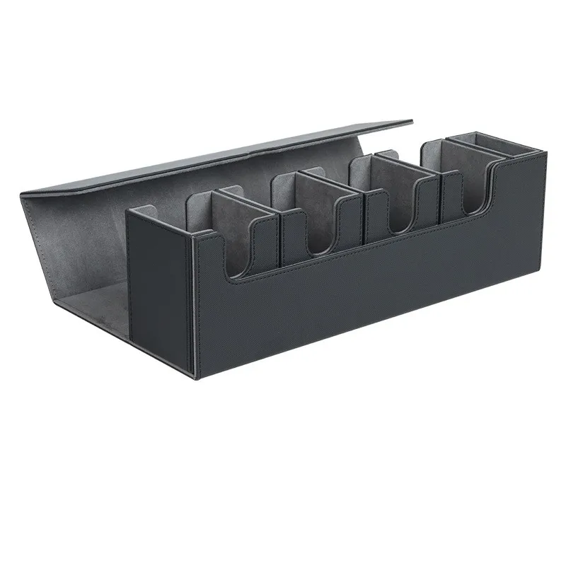 Yu-Gi-Oh! Card Deck Box With Dice Tray 5-In-1Pu Leather Card Holder Fashion Strong Magnetic Closure Hold 400+ Sleeveless Card