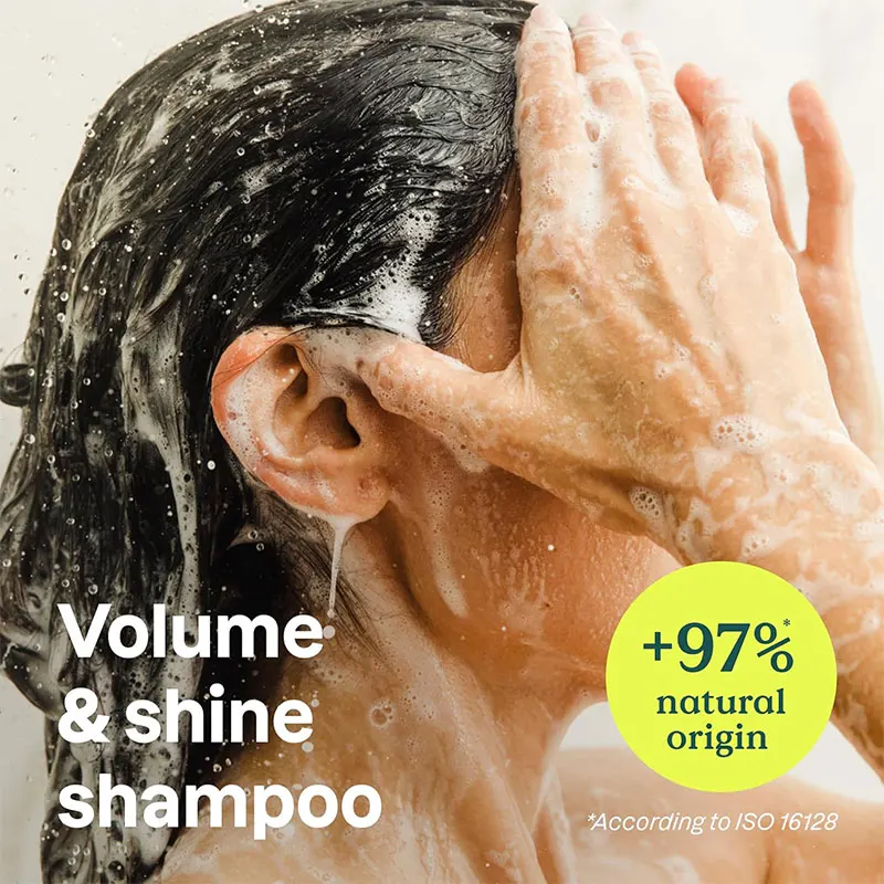 Shine Hair Shampoo For Thin Hair Natural Ingredients Vegan and Plant Based Soy Protein And Cranberries 32 Fl Oz