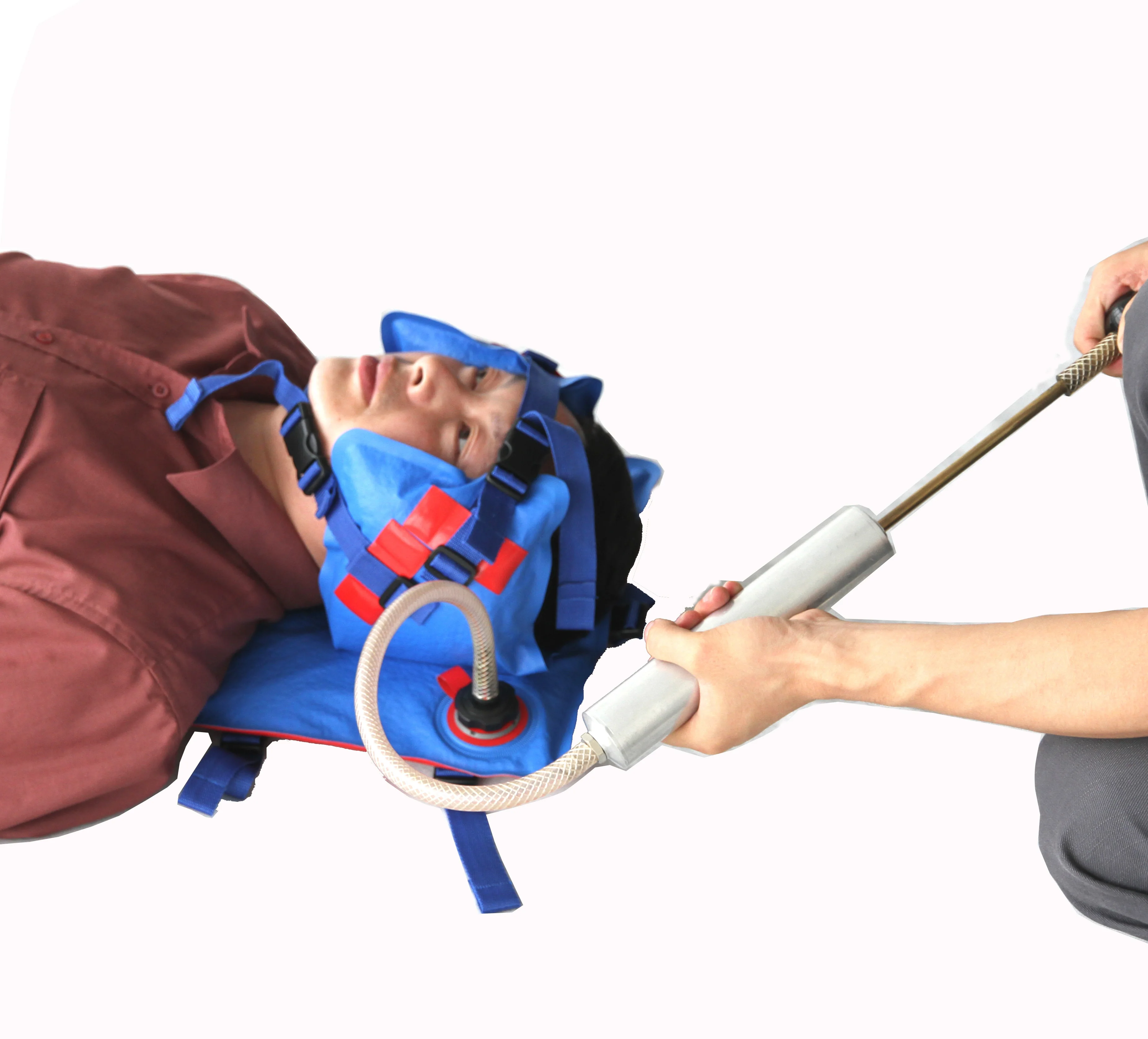 
VSA-2A10 Scoop stretcher head immobilizer and neck traction device for spine board in China 