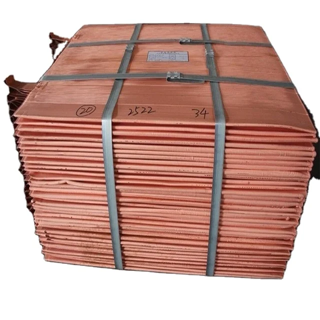 High Purity China Manufacturer 99.99% Pure Electrolytic Copper Cathode for Building Industry
